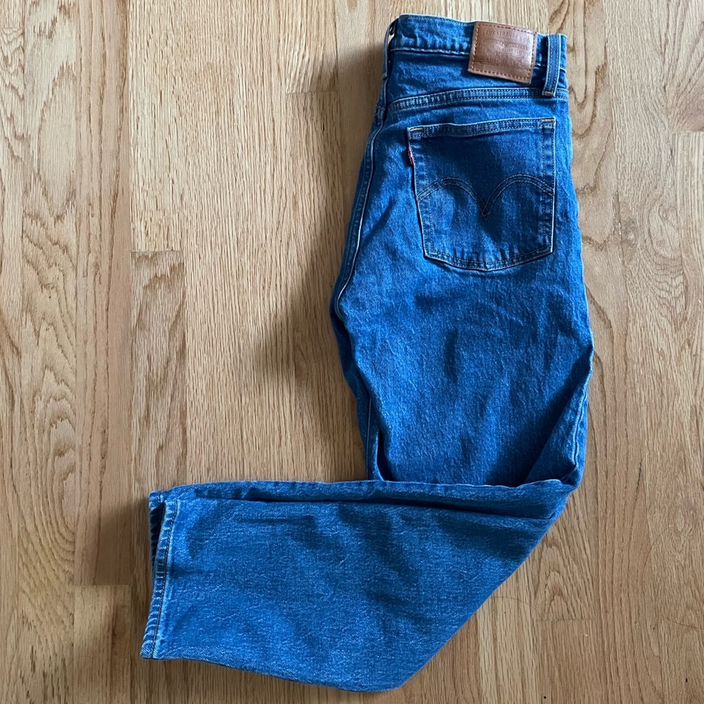 Levi’s The Wedgie High Waist Straight Leg Jeans